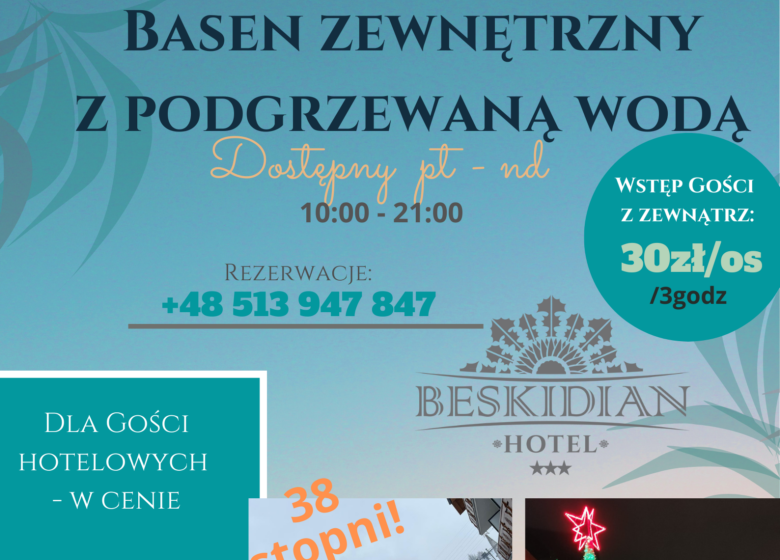 Basen Żywiec Jacuzzi - Hotel SPA Węgierska Górka - Hotel z basenem Beskidy