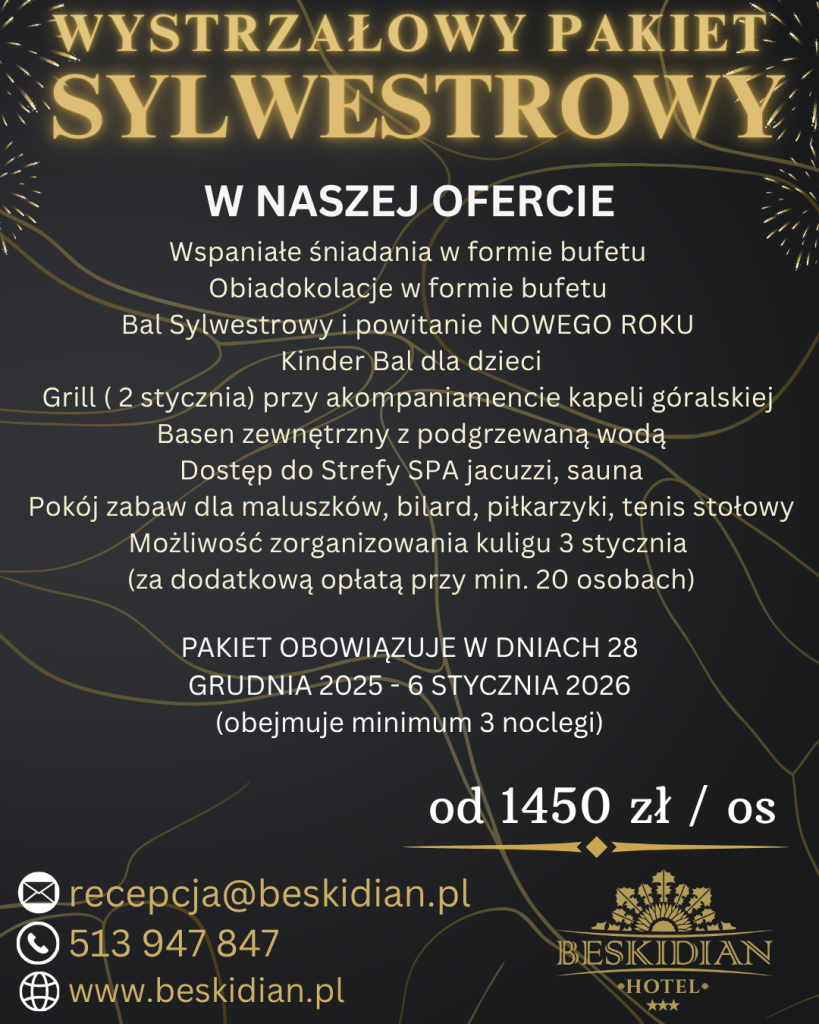 Pakiet Sylwestrowy dłużej = taniej